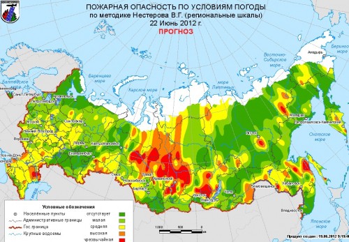 Число лесных пожаров в России выросло за сутки с 224 до 246 очагов 