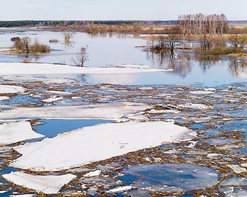 В апреле начнется половодье в Москве