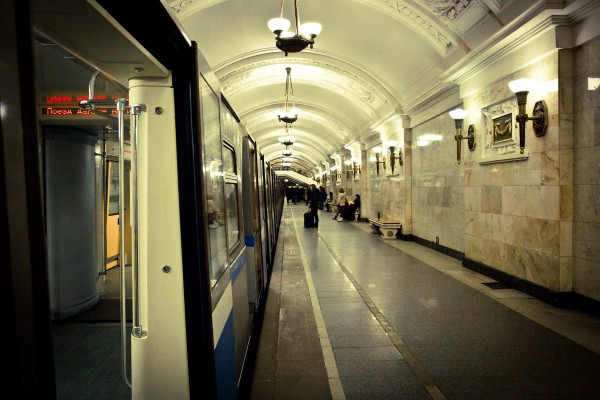 В московском метро сломался новый поезд	