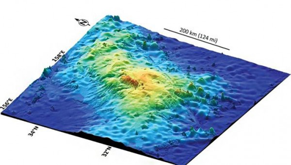 Геофизики обнаружили в Тихом океане самый большой вулкан на Земле