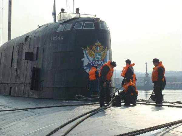 Ликвидирован пожар на подводной лодке «Томск»