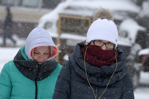 Снегопад в Москве в апреле уже не редкость