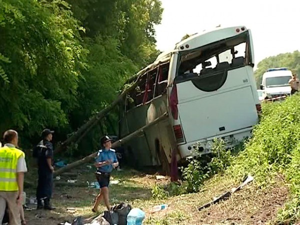 Дело возбудили против водителя автобуса с российскими паломникам, разбившегося на Украине