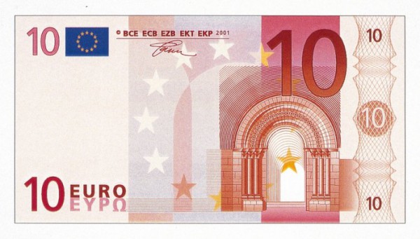 Вводят новую купюру номиналом 10 евро