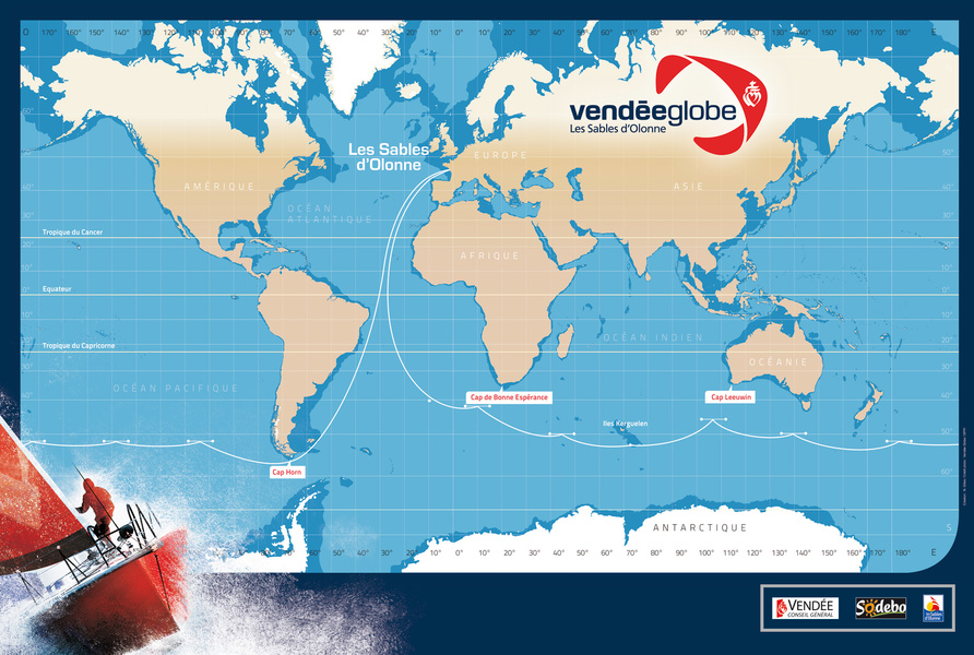 Началось кругосветное путешествие Vendee Globe 