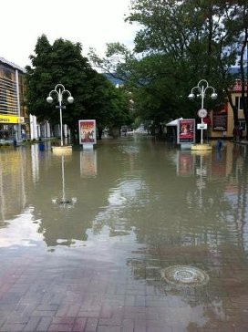 Около месячной нормы осадков выпало в районе Сочи за минувшие сутки 