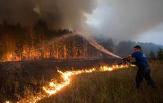 Один лесной пожар остался непотушенным в Сибири