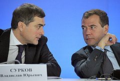 Сурков возглавил правительственную комиссию по развитию телерадиовещания