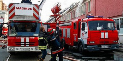 Детская психоневрологическая больница горит в Москве 