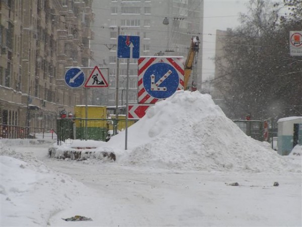 В Москве снег не растает до весны 